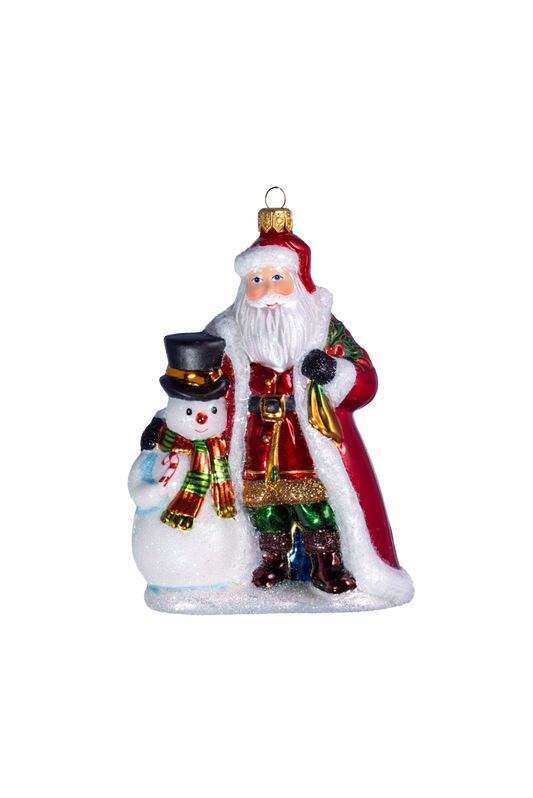 Santa with Snowman Companion