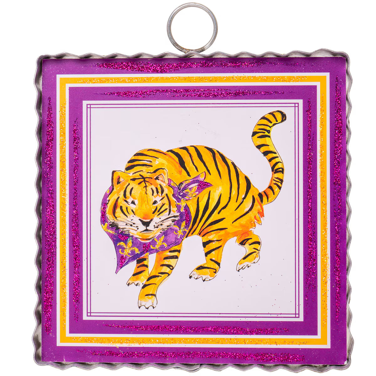 Mini Art Purple & Gold Tiger