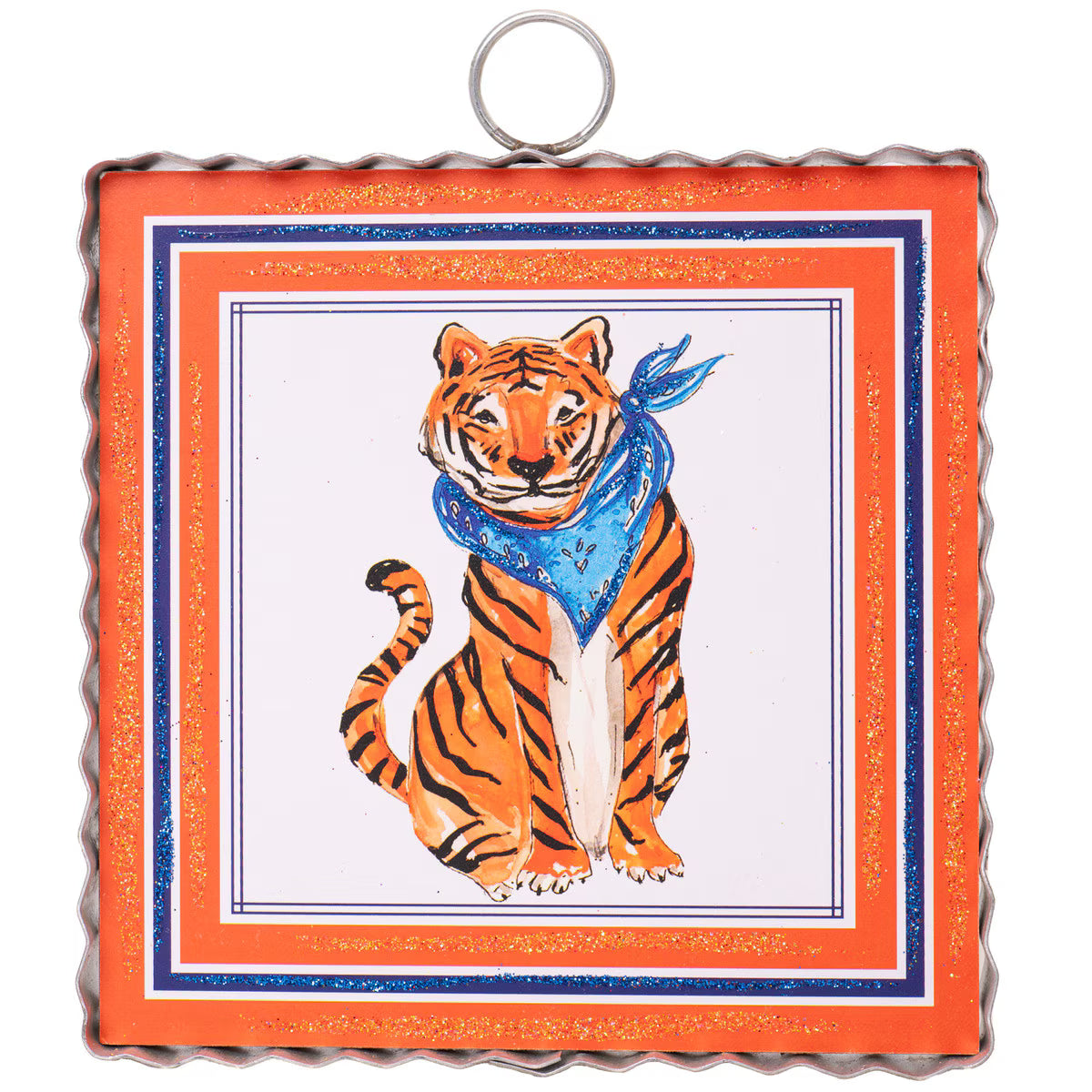 Mini Art Navy & Orange Tiger