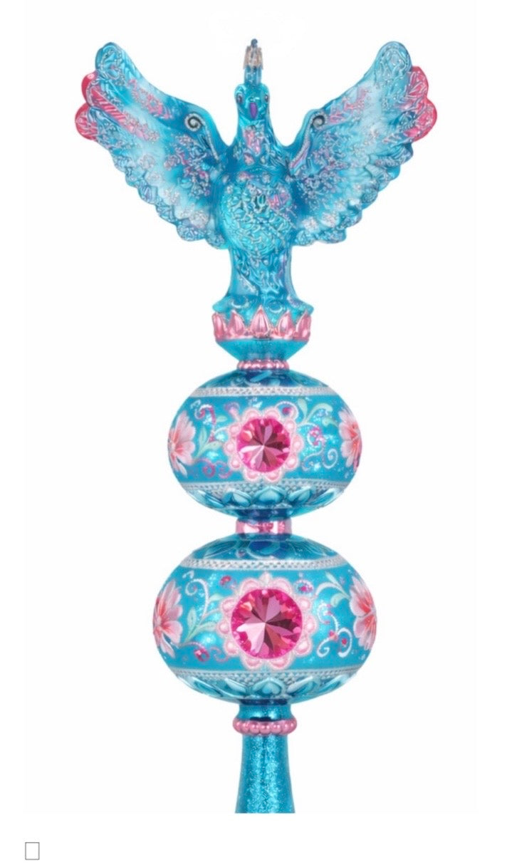 Winter Jewel Phoenix Finial