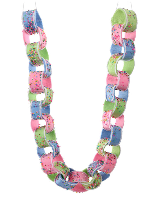 4' x 2.5" Sprinkles Pastel Candy Artificial Christmas Garland, Unlit