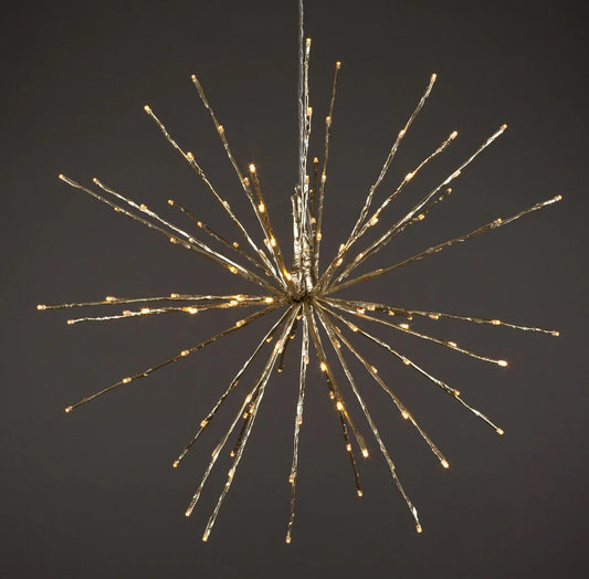 24" Gold starburst light