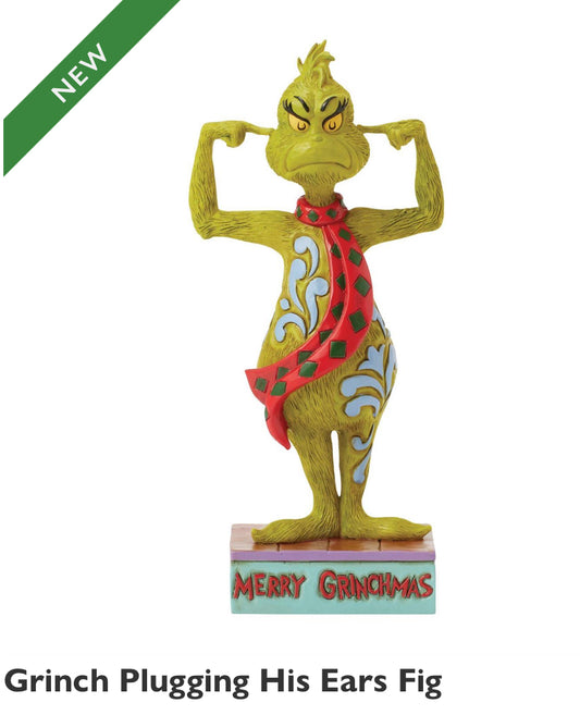 Grinch Plugging His Ears Figure