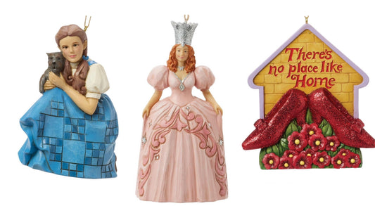 Wizard of Oz ornament set of 3