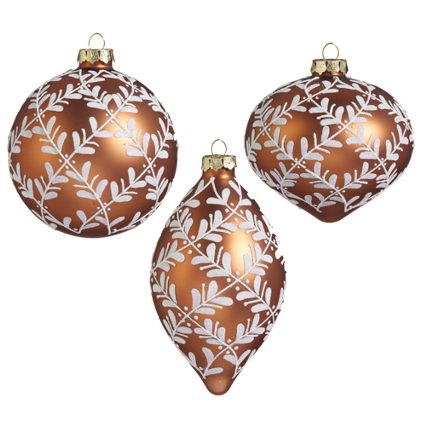 Brown leaf ornament