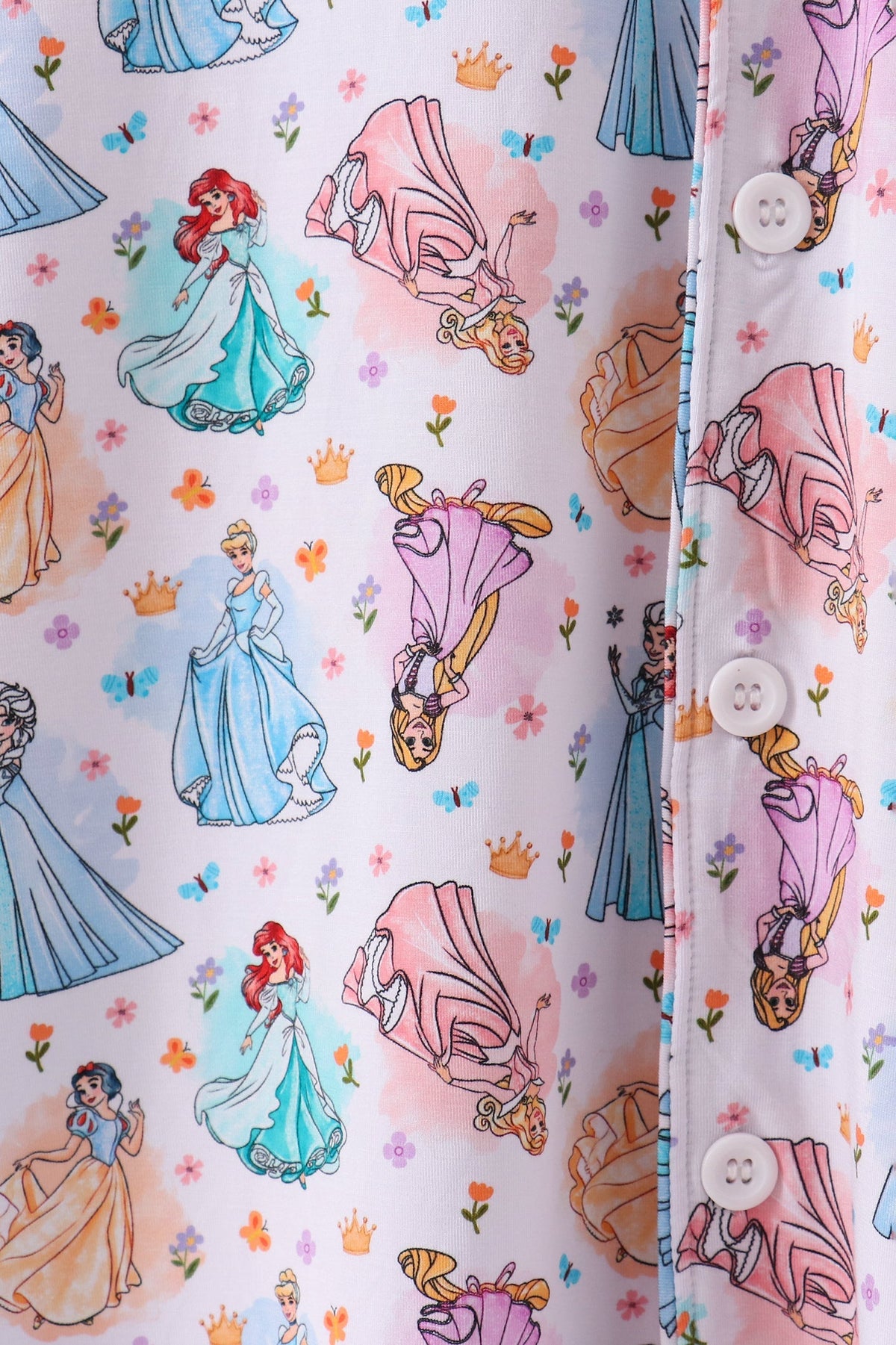 Blue princess bamboo mom gown
