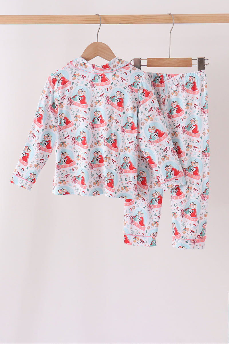 Blue frozen pajama set