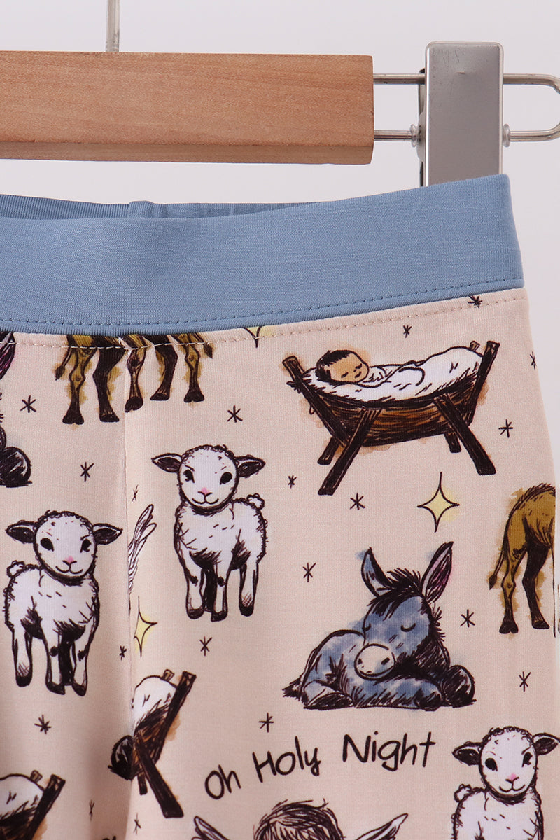 Oh Holy Night Bamboo Pajama Set