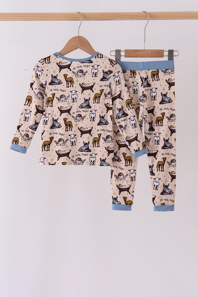 Oh Holy Night Bamboo Pajama Set