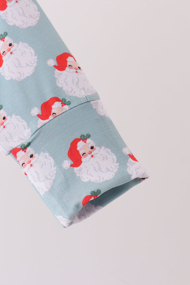 Sage santa claus bamboo romper
