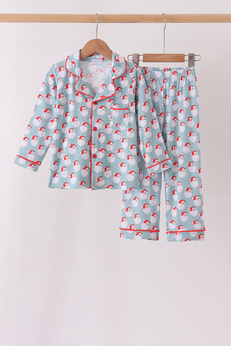 Sage santa claus bamboo pants set