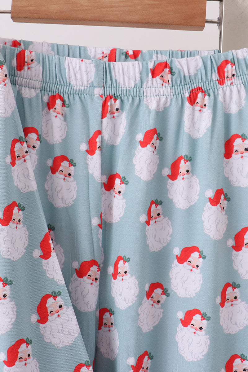 Sage santa claus bamboo pants set