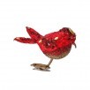 4.5" JEWELED BIRD CLIP ORNAMENT