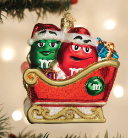 M&m's In Sleigh Ornament