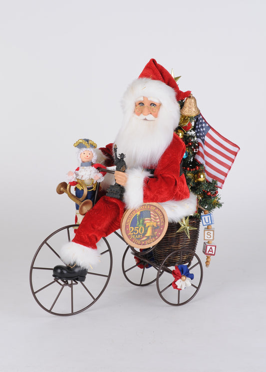 Lighted Santa's 250th Anniversary Liberty Ride
