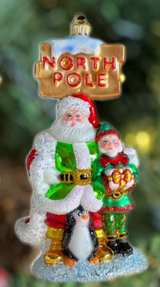 North Pole Santa and Elf