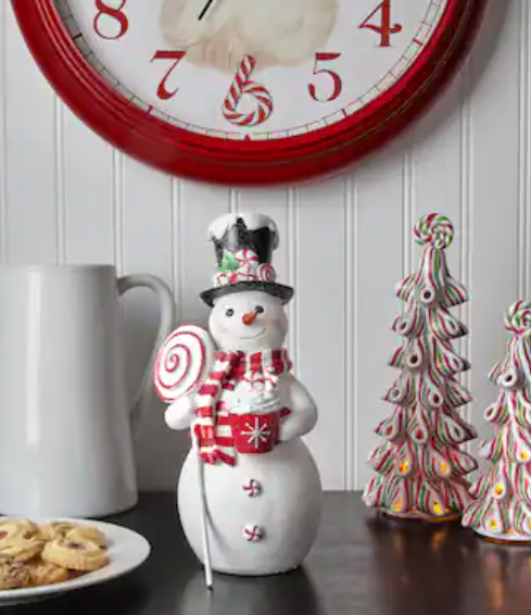 9" Resin Sweets Snowman