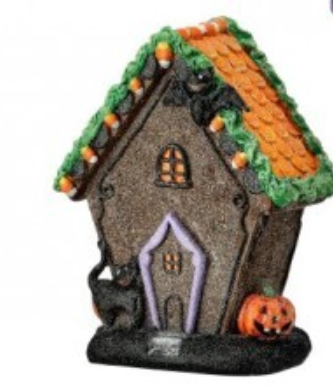 6.5" RESIN HAUNTED HOUSE