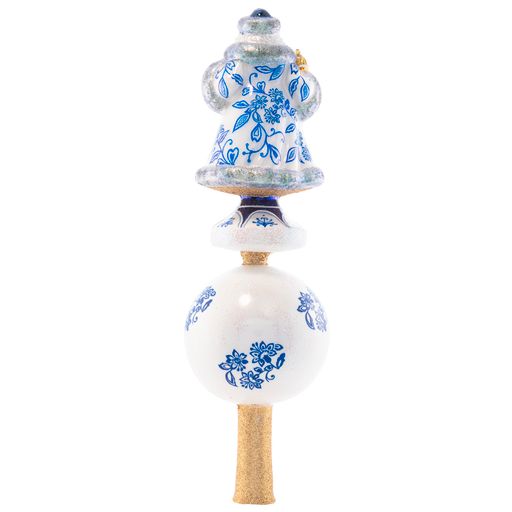 CHRISTOPHER RADKO Chinoiserie Elegance Santa Finial - E & C Creations