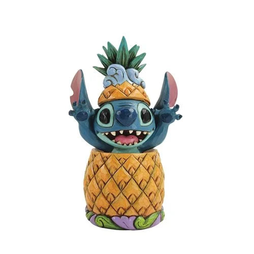 Disney Traditions Lilo & Stitch Stitch in a Pineapple Pineapple Pal by Jim Shore Statue - E & C Creations