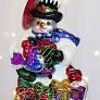 Christopher Radko A Little Bird Told Me Snowman 1020745 Christmas Ornament