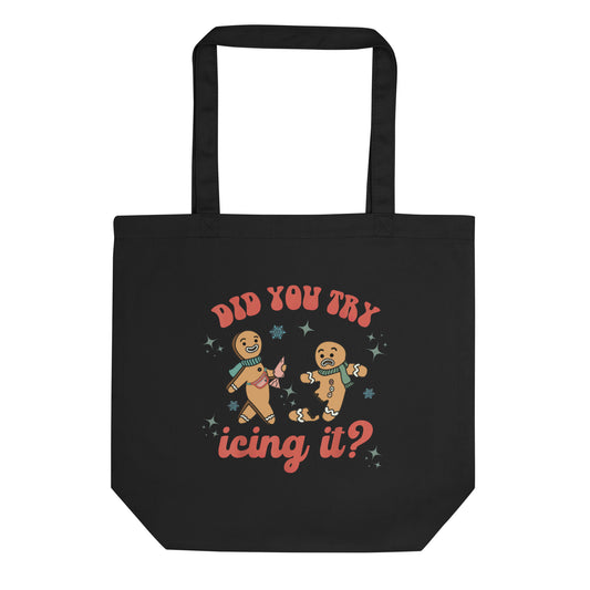 Did you try icing it? Eco Tote Bag AT addition