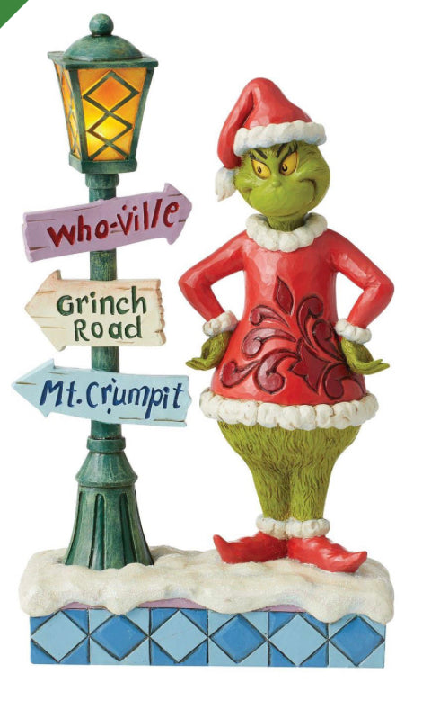 Grinch by Lit Lamppost - E & C Creations