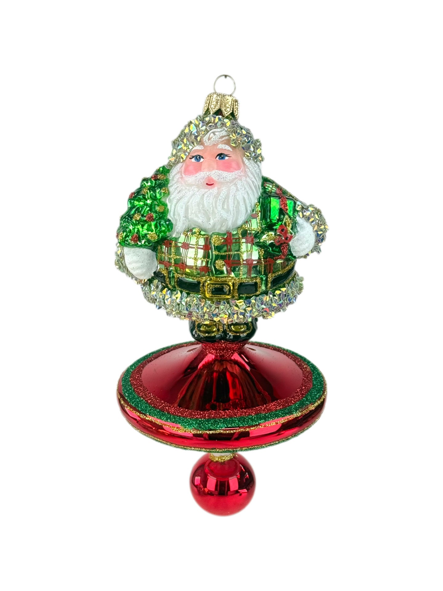 Starlight Plaid Santa Drop