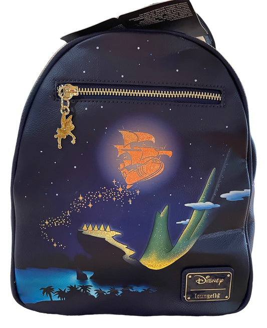Disney Peter Pan Flying Jolly Roger Loungefly Mini Backpack
