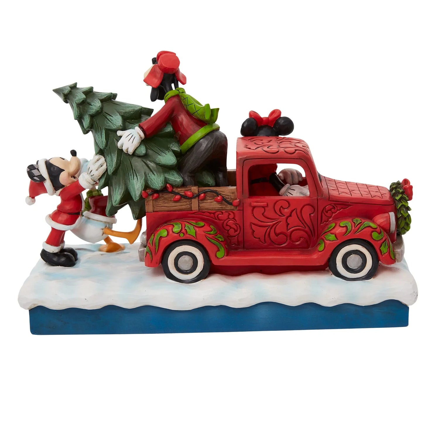 Mickey and Friends with Red Truck Statue - E & C Creations