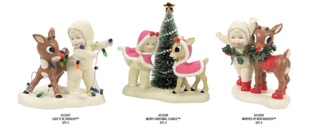 Rudolph Snowbaby Set of 3 - E & C Creations
