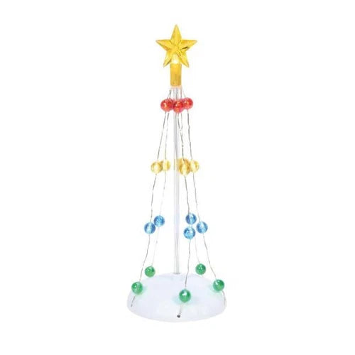 Dept 56 LIT CHRISTMAS POLE TREE #6011460 NRFB General Village Cross Product