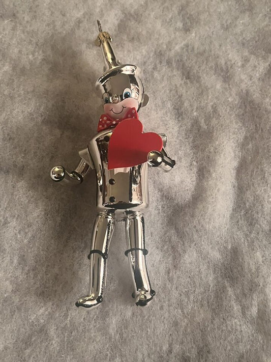 Christopher Radko Italian Tin Man Wizard Of Oz 20th Anniversary Ornament