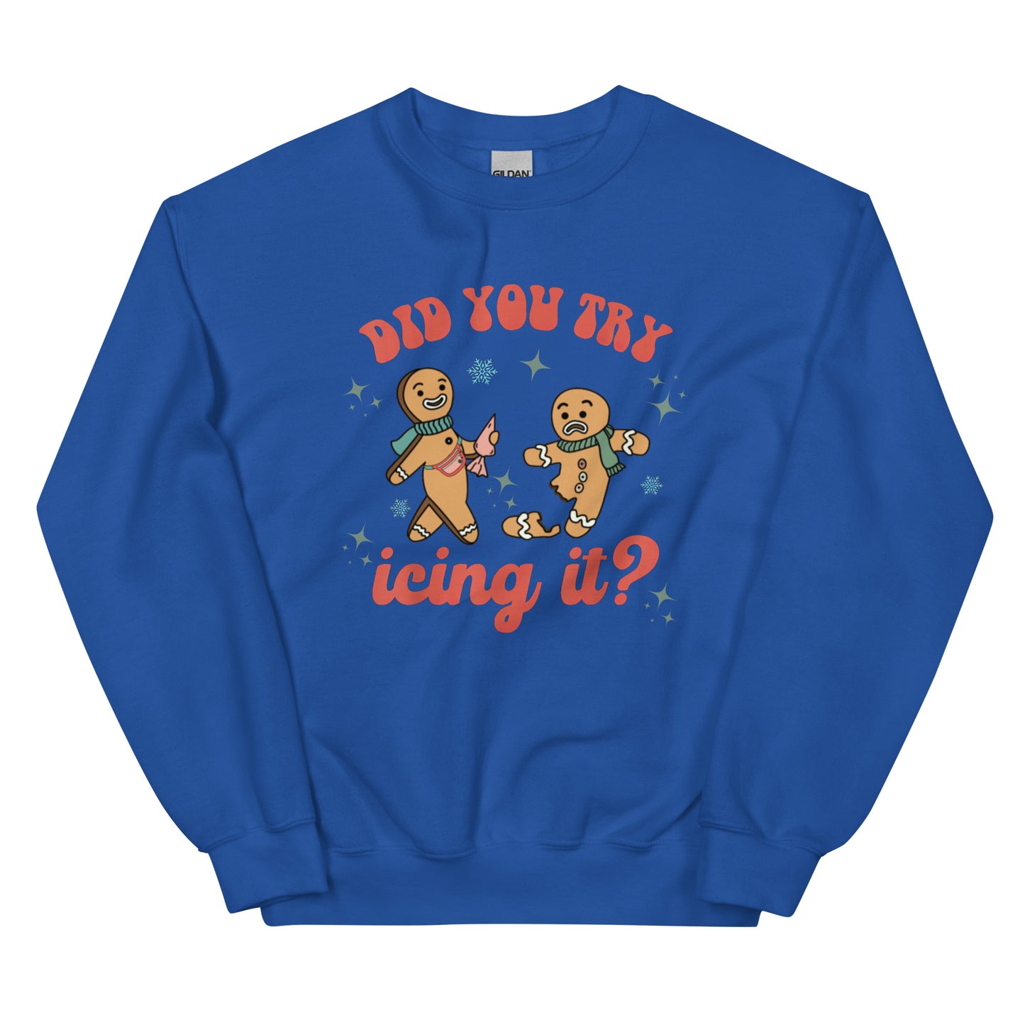 Did you try Icing it? Sweatshirt AT addition