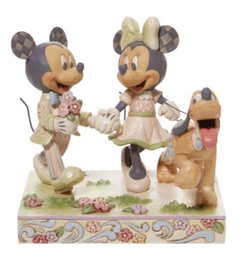 White Woodland Mickey and Minnie - E & C Creations